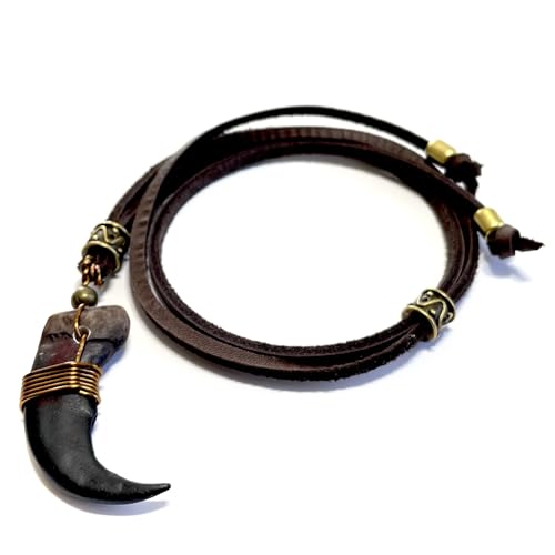 Handmade Native American Bear Claw Replica Necklace image