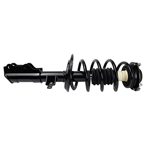 Image of TRQ Front and Rear Complete Strut Assembly & Shock Absorber Kit Complete Strut & Coil Spring Assembly Compatible with 2017-2019 Cadillac XT5 2017-2018 GMC Acadia