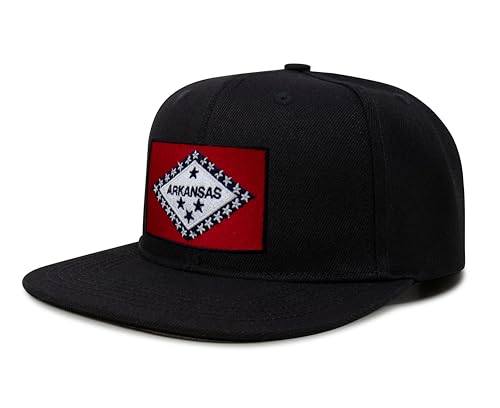 Image of International Tie State Hat for Men and Women, Adjustable Snapback Trucker Baseball Cap with Embroidered Patch