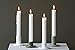 Shabbat Candles - 72 White Taper Candles - Shabbos Candles by Israel Candle 3 Hr. - 72 Ct.