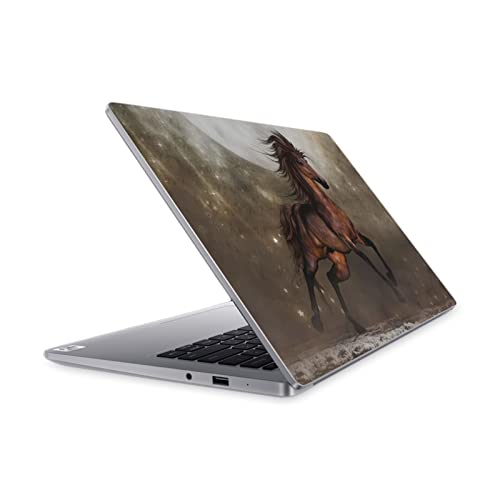 Peau Autocollant Simone Gatterwe Brun Chevaux Vinyle pour Ordinateur Portable Mi Notebook 14