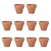 BESTOMZ 10 Pcs Mini Clay Pots 1.6'' Terracotta Pot Clay Ceramic Pottery Planter Cactus Flower Pots Succulent Nursery Pots- Great for Plants,Crafts,Wedding Favor