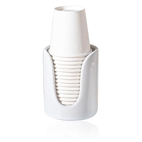 Oulyemoer Ceramic Bathroom Cup Dispenser Cover