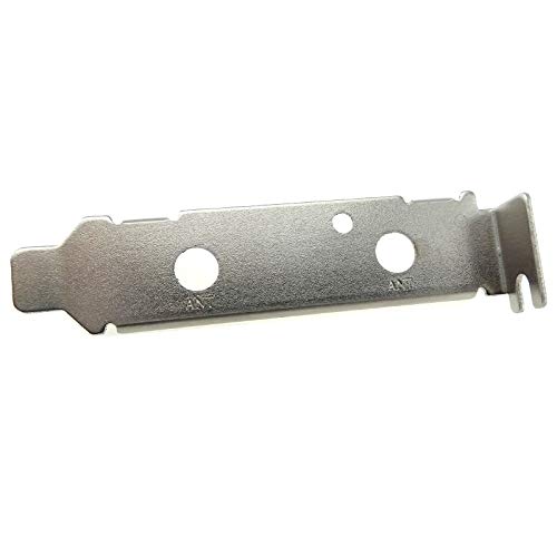 Image of Low Profile Rear Slot Bracket with 2 Antenna Holes, Micro ATX Desktop PC Case Back Panel