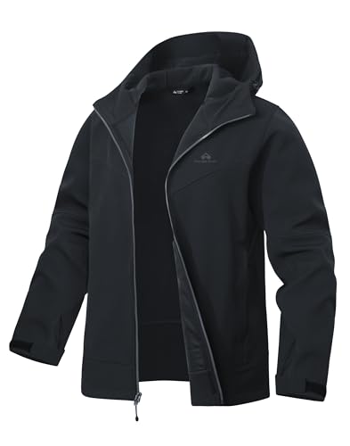 Pioneer Camp winterjacke softshelljacke arbeitsjacke herren outdoor jacken wanderjacke für herren sportjacke windbreaker jacke herren übergangsjacke-mit Wasserdicht und Windschutzfunktion