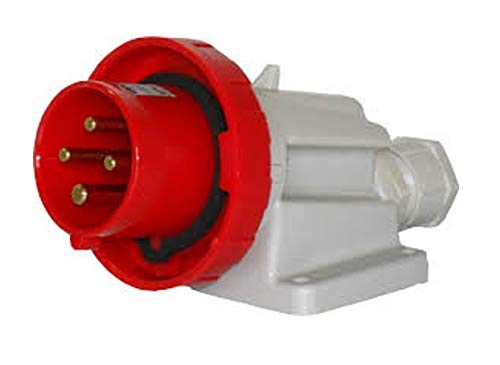 Fiche coudée Gewiss GW60430 compacte 3P T 16 A 400 V à sortie 90 degrés