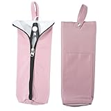 GORGECRAFT Borsa Porta Ferro da Stiro Caldo in Nylon Rosa Resistente al Calore Portatile per Capelli Piastra per Capelli Arricciacapelli Ferro da Stiro Piatto Organizer Riporre Gli Strumenti Custodia