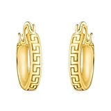 SOFIA MILANI - Pendientes para Mujeres en Plata de Ley 925 - Chapados en Oro - Creole de Adorno Laberinto - E3022