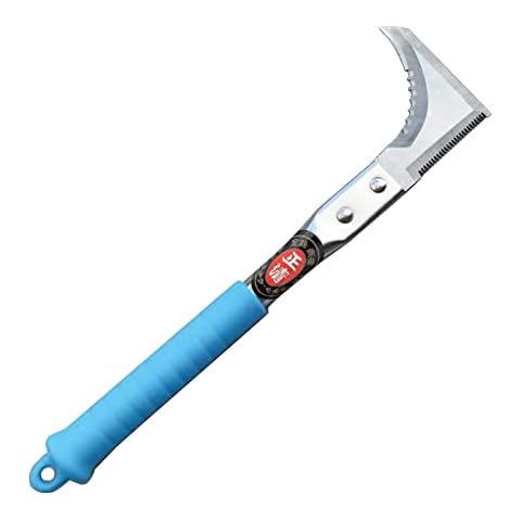 Kosoyo Crack Weeder Crack Weeding Tool Sawtooth Wave Manual Scythe Stainless Steel Gardening Tool -11.42" Cover