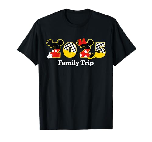 Disney Mickey & Minnie 2025 Family Trip Matching Vacation T-Shirt