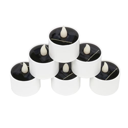 Velas LED solares para exteriores impermeables recargables 2
