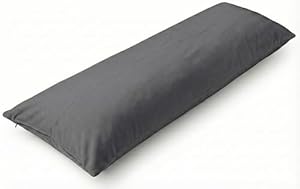 Siebenschläfer Seitenschläferkissen (Mit Bezug in anthrazit)