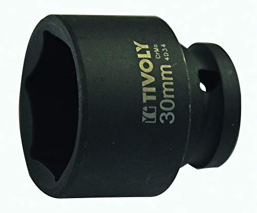 Tivoly 11591423000 Hex Socket Square Shock 1/2-Inch Diameter 30, Phosphate Black, Phosphate Noir