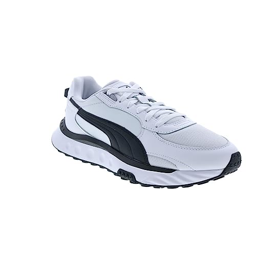PUMA Mens Wild Rider Route Lace Up Sneakers Shoes Casual - White - Size 7 M