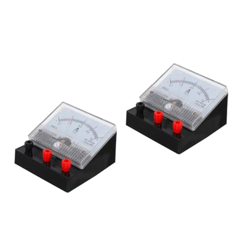 OSOLADY Ammeter for Lab Physics Experiment 2.5 Class 0.6a-3a Dc Dual Range Electricity Measurement Student's Learning Equipment High Grade Plastic