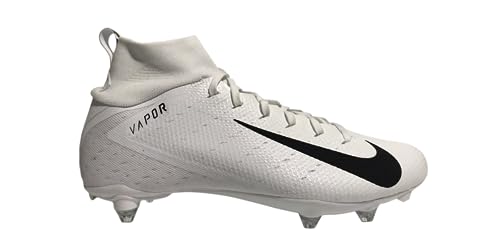 Nike Vapor Untouchable Pro 3 D AO3022-100 White-Black Men's Detachable Football Cleats 15 US