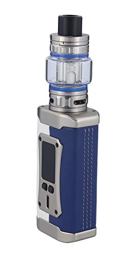 Smok Morph 2 E Zigarette, mit 230 Watt Mod & TFV18 Tank 7,5ml, inkl. Mesh Heads - Farbe: weiss-blau – Bild 3