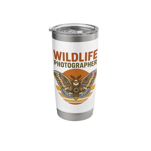 Wildlife Photographer Butterfly Insect Photography Stainless Steel Insulated Tumbler