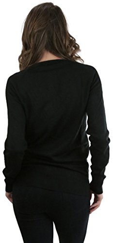Image of ToBeInStyle Women's Long Sleeve Button Down V-Neck Cardigan