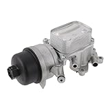 Hihaha Keine. 11427552687 Motorenölfiltergehäuse mit O-Ring-Dichtungen und Dichtungen für Mini Cooper/Frontölkühler/Aufgerüstete Aluminiumlegierung 1 Stück