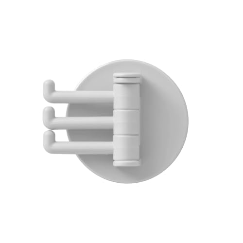 Three-Jaw Rotating Wall Hook, No-Drill 360° Rotation - image 1
