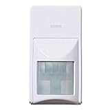 SABRE Wireless Motion Detector Alarm Sensor with 120 degree wide angle detection for use with SABRE WP-100 - DIY EASY to Install