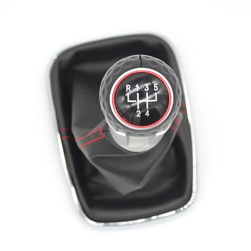 �V�t�g�m�u�J�o�[ Compatible With Golf For GTI For R32 For MK4 1999 2000 2001 2002 2003 2004 2005 �J�[�M�A�V�t�^�[�A�N�Z�T���[ �V�t�g�m�u ���o�[�J�o�[�ɑΉ�(Red 5-sp