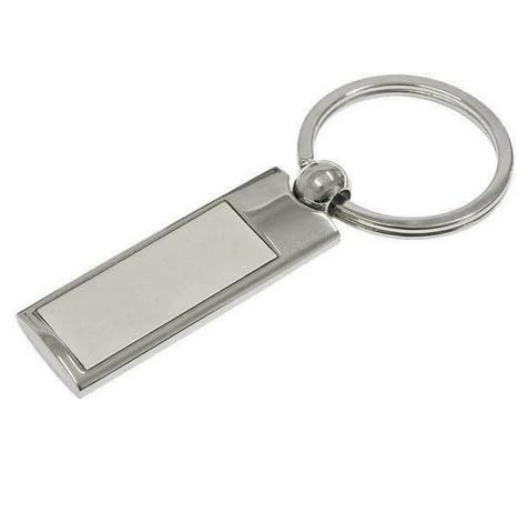 WPRO Hochwertige Metall-Schlüsselanhänger – personalisierbar mit Gravur, edle Geschenkverpackung, stilvolles Accessoire & individuelles Geschenk