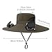 Lycpajk Wide Brim Sun Hat, Fisherman Hat, Bucket Cap with, Comfortable, Rechargeable, for Men and Women, Green