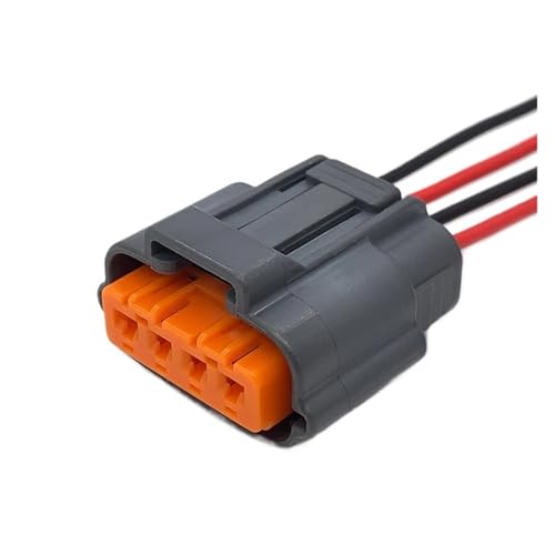 Speaker Connector 4 Pin Auto Ignition Electronic Controller Plug Throttle Position se/nsor/s Water Proof Connector Harness Compatible with The 6195-0030(10 Pvd)