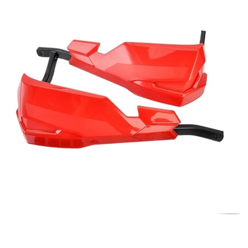 Protège-mains de moto rouge pour Yamaha 700 2019-2024