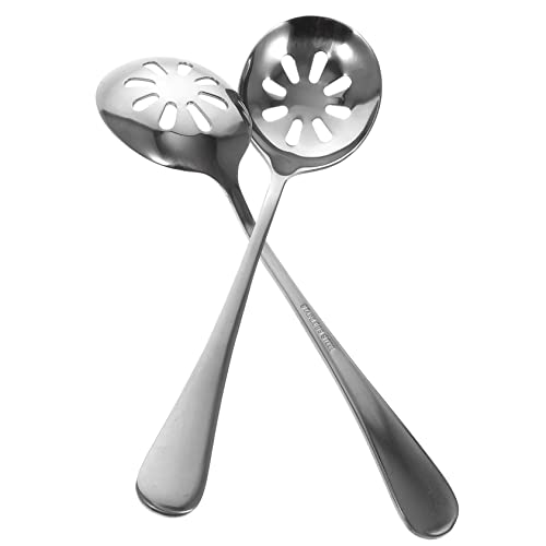 UPKOCH 8 Pçs Coador De Aço Inoxidável Coador De Aço Inoxidável Coador De Manteiga De Prata Aço Inoxi