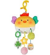 Car Seat Toy for Babies 0-6 Months, Stroller Toy with a Convenient clip, Carseat Toys Hanging Bab...