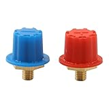 Ajustement sûr pour les têtes de poteau : le terminal est conçu pour s'adapter aux poteaux allant de 17 à 19 mm, tandis que le terminal négatif s'adapte aux poteaux allant de 15 à 17 mm, un ajustement sûr et confortable.