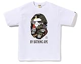 MDERNITY Bathing APE TEE (US, Alpha, Small, Regular, Regular, White Pattern)