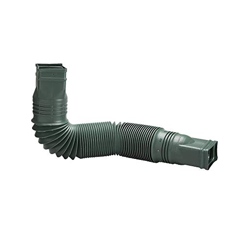 Amerimax 2-Pack Green Flexible Downspout Extension Gutter Connector Rainwater Drainage #TOP2