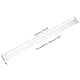QUARKZMAN Reines Nickelband 0,15 mm x 7 mm x 100 mm Batterielötlasche Nickel-Lötlasche für Batteriepack und Punktschweißen 50 Stück