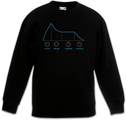 Sweat Synthesizer ADSR pour enfants et ados en coton doux confortable