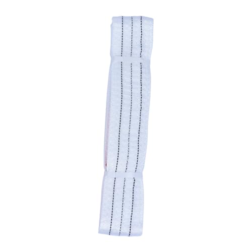 CIYODO 2pcs Lifting Belt Tow Rope Web Lifting Straps Winch Webbing Straps Strap for Vehicle Heavy Duty Lifting Straps Strap Slings Double Buckle Sling Crane Polypropylene White