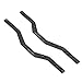 Goolsky 1 par de Riel de Marco de Chasis de Fibra de Carbono para 1/24 Axial SCX24 AXI90081 Deadbolt RC Crawler Actualizaciones Accesorios