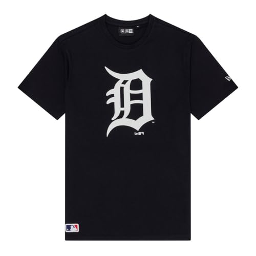 Camiseta Hombre New Era MLB azul marino de manga corta y cuello redondo de estilo deportivo