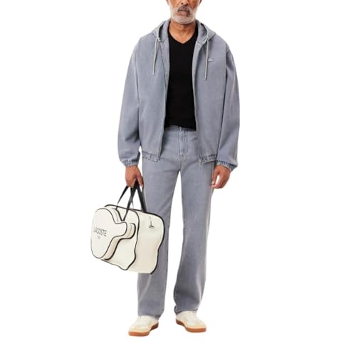 Lacoste Men's Legacy Short Sleeve V-Neck Pima Cotton Jersey T-Shirt4