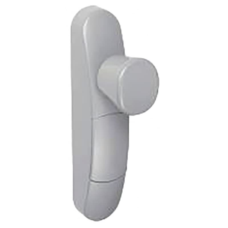 JPM Ensemble extérieur anti-panique Bouton rotatif 1/2 profilé européen Blanc