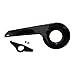 rockible Bike Chain Guard Cover Sprockets Chainring Protector, Bicycle Wheel Crankset Protection for Mountain Road Bike, Kids Bike, and Cycling Accessories, Black