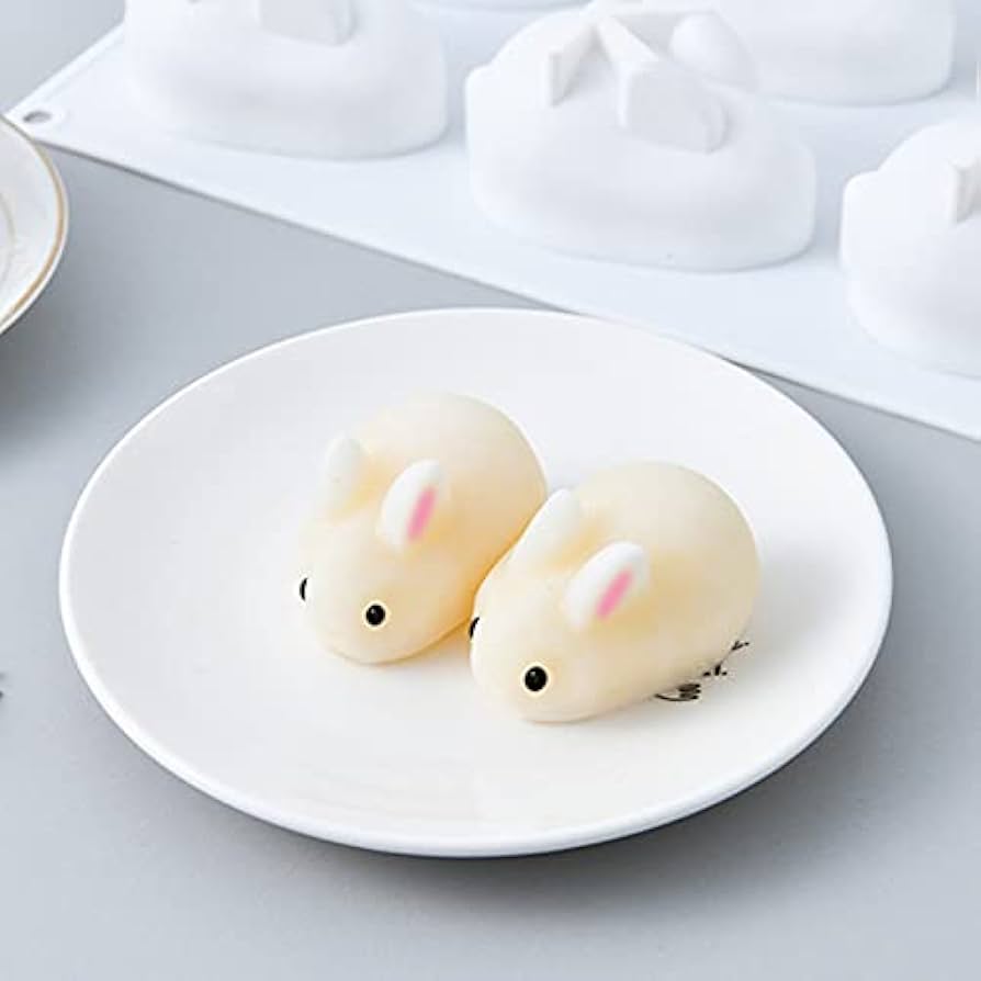 焼き菓子　料理用　ゼリーなど　型　うさぎ立体 焼き菓子料理用ゼリーなど型うさぎ立体