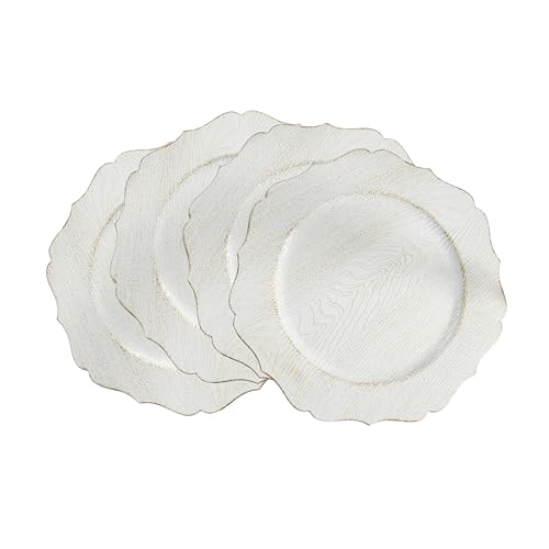 Set de 4 Platos Decorativos Redondos Texturizados 13" miniatura 3