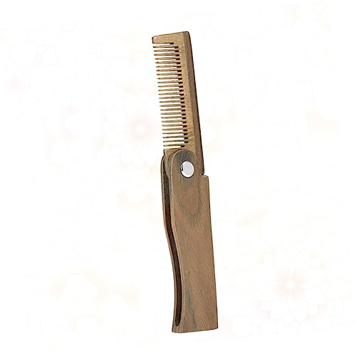 CALLARON Wooden Beard Comb for Men Mini Portable Pocket Styling Tool for Grooming and Care present for Male Friends Compact Design for Easy Use