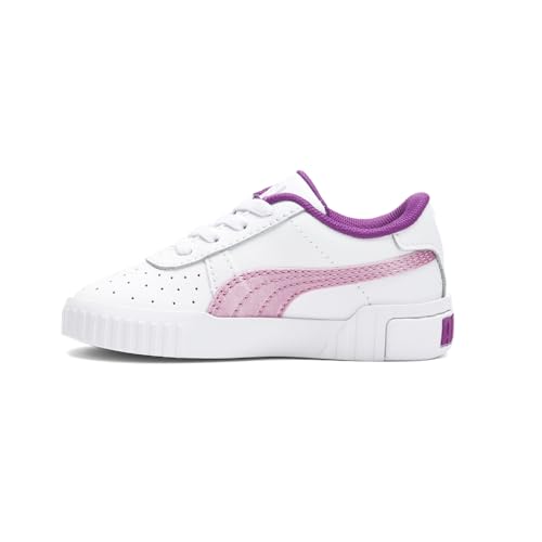 PUMA Toddler Girls Cali Rose Perforated Lace Up Sneakers Shoes Casual - White3