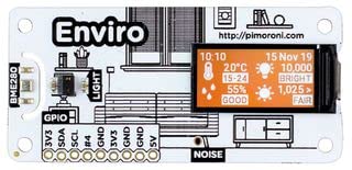 Qualité de l'air à la maison avec ENVIRO PHAT Board Raspberry Pi