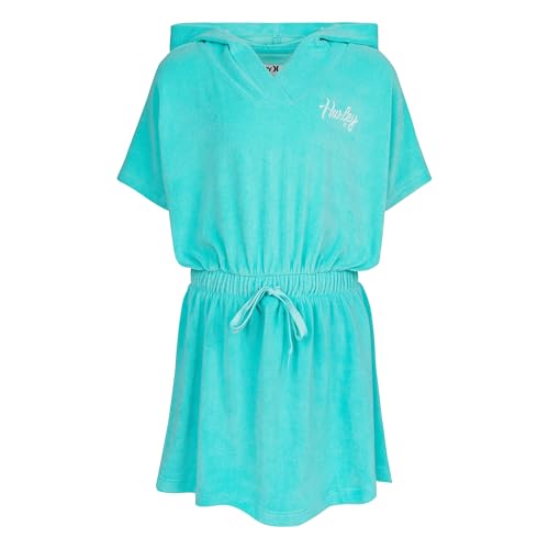 Hurley Girls' French Terry Hooded Coverup Dress